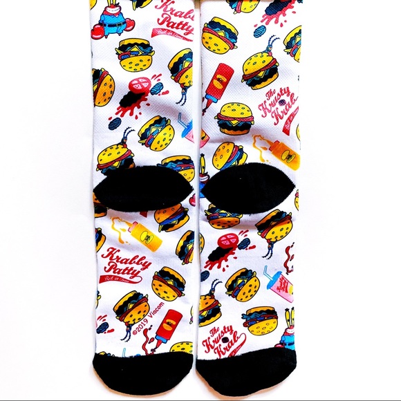 Nickelodeon Spongebob Krusty Krab Odd Sox Socks - Picture 7 of 8